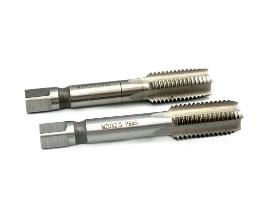 Метчик TORNERI М20х2.5 комплект из 2-х штук Р6М5 028390 – изображение 3