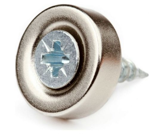 Неодимовый магнит Forceberg диск 15x5 мм с зенковкой 4.5/10 мм, 4 шт. 9-1301011-004 – изображение 4