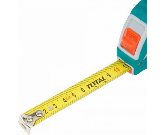 Рулетка TOTAL 5 м, 19 мм, обрезиненный корпус TмT126051м – изображение 4