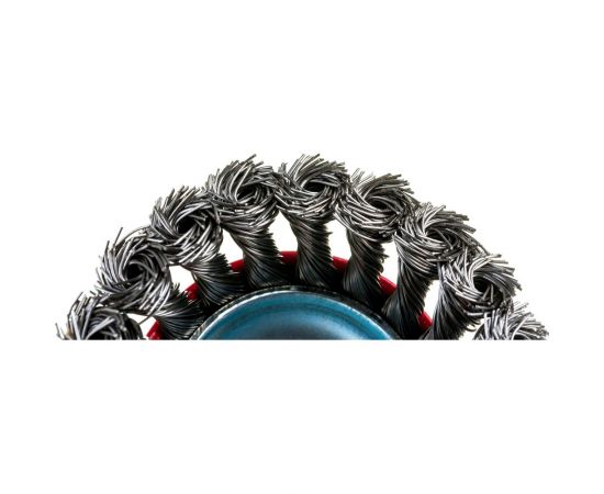 Щетка чашеобразная витая (80 мм; M14) АТАКА 34725 – изображение 4