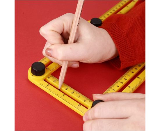 Складная линейка для измерения углов DEKO 25/12 см DKM25-12041-0223 – изображение 5