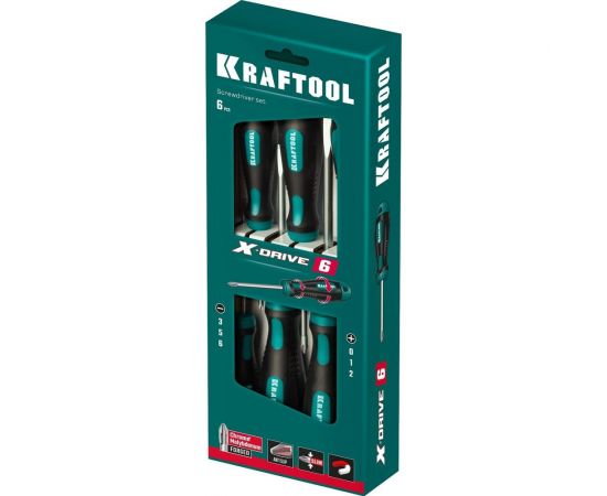 Набор отверток KRAFTOOL Х-Drive-6 6 шт 250081-H6_z01 – изображение 5