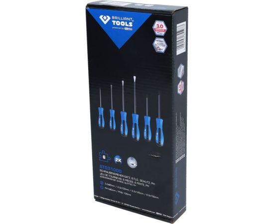 Набор отверток Brilliant Tools 6 предметов BT031000 – изображение 5