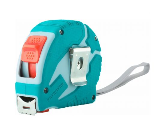 Рулетка TOTAL 8 м, 25 мм, обрезиненный корпус TмT126081м – изображение 5