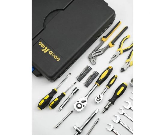 Набор инструментов для автомобиля GOODKING 1/4"" 1/2"" трещотка, 110 предметов M-10110 – изображение 6