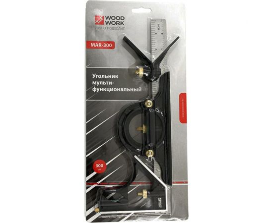 Мультифункциональный столярный угольник WOODWORK метрический, 300 мм MAR-300 – изображение 7