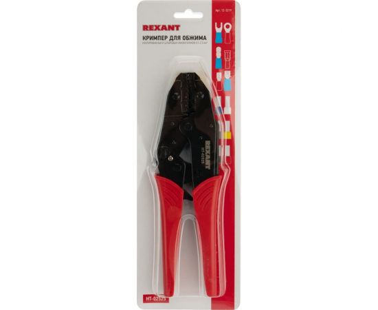 Кримпер для обжима изолированных и штыревых наконечников REXANT HT-02525 0.5 - 2.5 мм² 12-3219 – изображение 8
