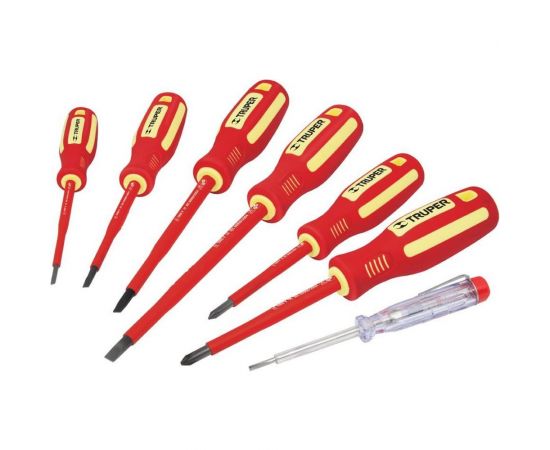 Набор диэлектрических отверток Truper DTJ-7D 7 предметов 14196 
