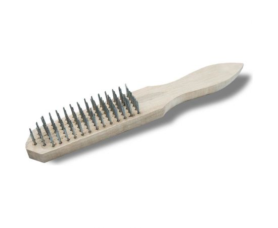 Металлическая щетка GROSSMEISTER 3-рядная 010601002 