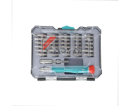 Отвертка с битами TOTAL для точных работ 32 шт TACSD30326 