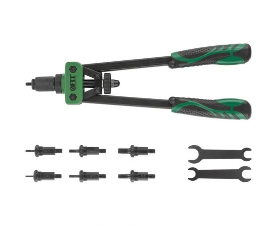 Силовой заклепочник FIT двуручный Профи для резьбовых заклепок, М3-М10 (350 мм) 32068 