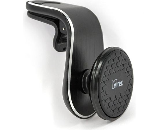 Держатель телефона для авто Mirex N5 мини магнитный, угловой, на прищепке, чёрный 13709-MCPH05BK 