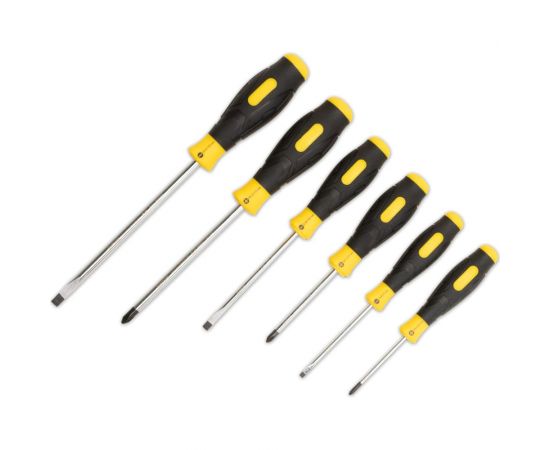 Набор отверток SHTOK 6 шт. картон 09903 – изображение 2