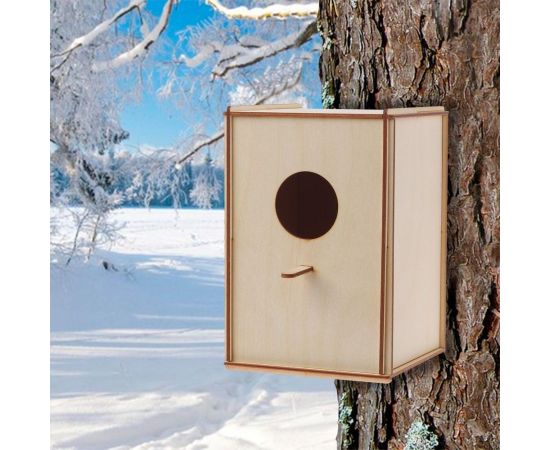Скворечник Greengo 20x13.5x13.5 см, разобранный 4272891 – изображение 2