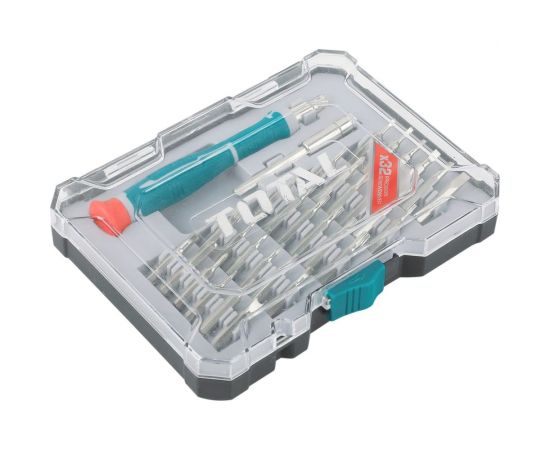 Отвертка с битами TOTAL для точных работ 32 шт TACSD30326 – изображение 2