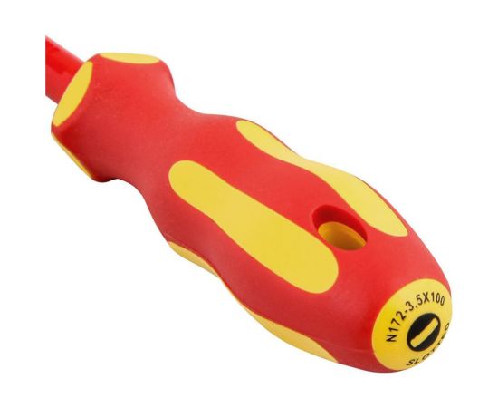 Шлицевая отвертка NORGAU VDE 3,5x100мм Slim N172, 067063135 – изображение 3