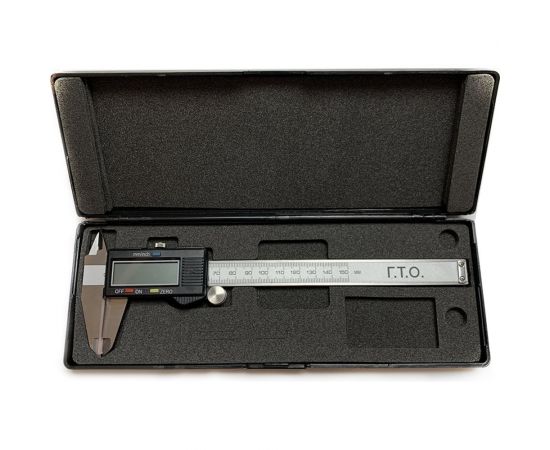 Штангенциркуль ГТО ШЦЦ-I-150 0,01 ГОСТ 166-89 кл 1 ПРЕМИУМ электронный CD1500101P – изображение 3