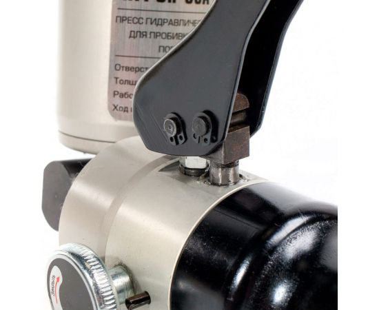 Поворотный гидравлический ручной пресс для пробивки отверстий КВТ ПГРОп-60А 66536 – изображение 3