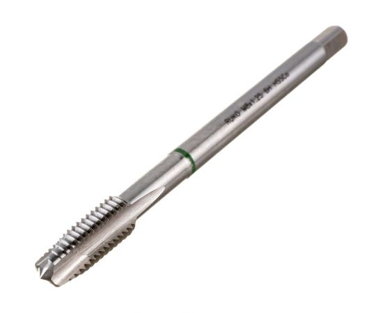 Машинный метчик Ruko М 8 Шаг 1.25 мм HSSE-Co5 232081E – изображение 3