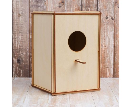 Скворечник Greengo 20x13.5x13.5 см, разобранный 4272891 – изображение 3