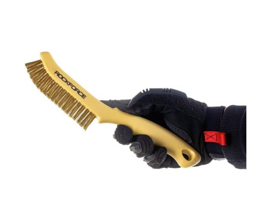 Щетка по металлу ROCKFORCE ручная, в пластиковом корпусе RF-340121214 – изображение 4