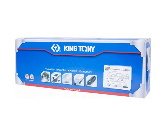 Набор торцевых головок с принадлежностями (3/4"", шестигранные, 21-50 мм, 23 предмета) KING TONY 6323MR – изображение 4