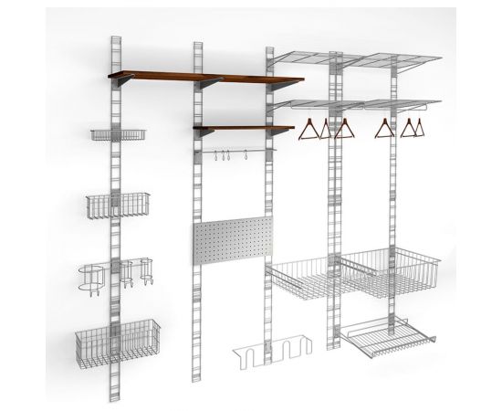 Перфорированная навесная панель ESSE 500x220 мм, металлик PG-23 – изображение 4
