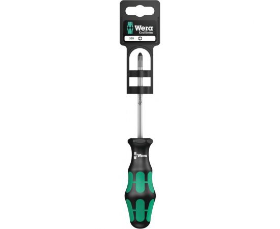 Крестовая отвёртка WERA 355 PZ SB PZ1x80 мм, на подвесе WE-100056 – изображение 4