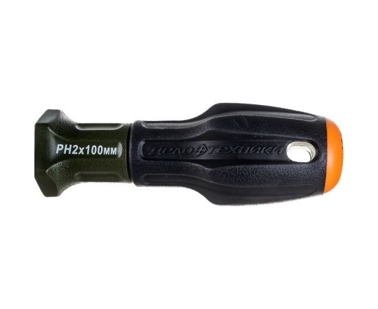 Отвертка c 3-х компонентной ручкой Дело Техники PH2x100 мм 722024 – изображение 5