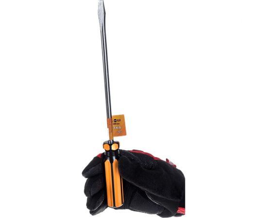 Отвертка Петрович SL8,0х200 мм, CrV, с пластиковой маслобензостойкой рукояткой 4100001985 – изображение 5