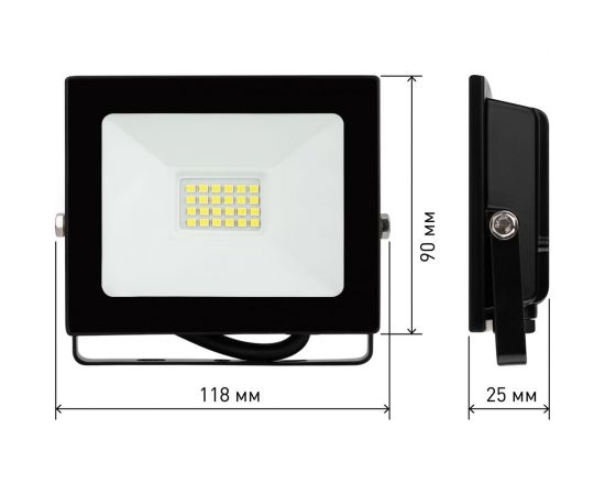 Уличный светодиодный прожектор ЭРА LPR-024-0-40K-030 30Вт 4000К 2400Лм IP65 Б0054266 – изображение 7