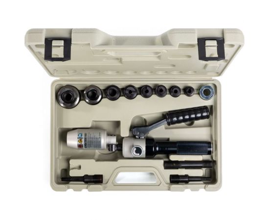 Поворотный гидравлический ручной пресс для пробивки отверстий КВТ ПГРОп-60А 66536 – изображение 7