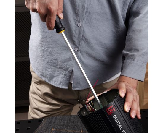 Ударная шлицевая отвертка DELI dl6270101 со сквозным хвостовиком, SL8x250 мм 104564 – изображение 7