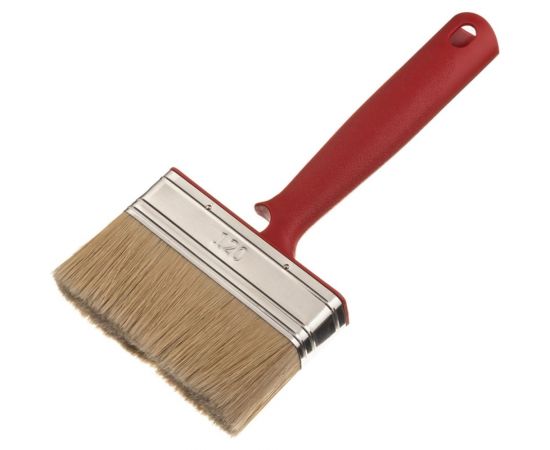 Плоская кисть для дисперсионных, латексных, фасадных красок Мелодия цвета смешанная щетина 261121 