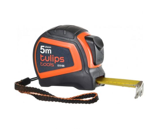 Рулетка с автоблокировкой Tulips Tools 5 м/25 мм II10-606 