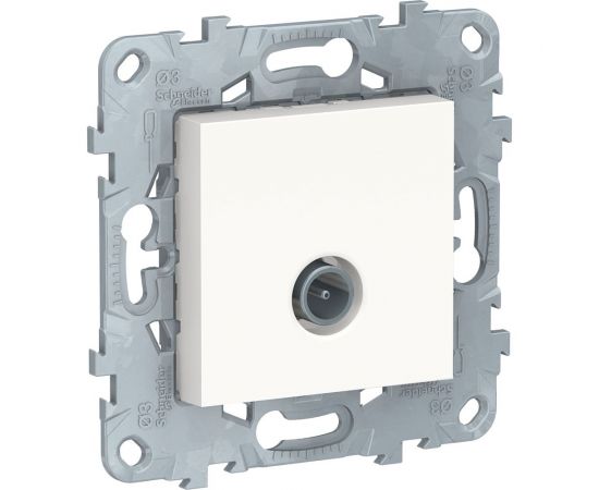 Механизм розетки TV Schneider Electric UNICA NEW одиночный белый NU546218 