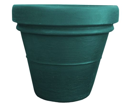 Цветочный горшок с поддоном Акватек Decorato зеленый 2-40-2103 