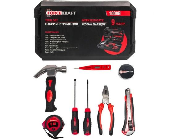 Набор инструментов Forcekraft 9пр. FK-1009B 51314 
