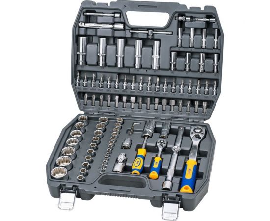 Набор инструмента 1/2 Dr и 1/4 Dr 94 предметов с 12 гранными головками KRAFT KT 700682 
