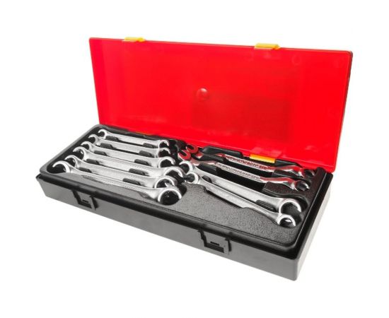 Набор разрезных ключей евро-типа в кейсе 10шт JTC-K6102 