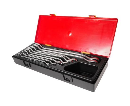 Набор накидных ключей 8-24мм 45град. в кейсе 8шт JTC-K6082 
