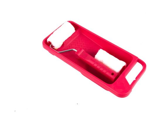 Малярный набор VIRTUS ванночка малярная, ручка, 2 миди-валика, велюр, 100 мм 002777005 