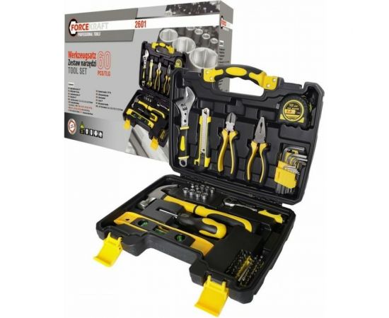 Набор инструментов FORCEKRAFT 60пр, 1/4"" 47700 FK-2601 