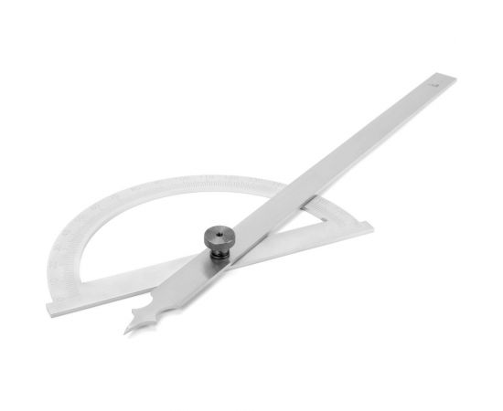 Угломер Калиброн нониусный 0-180гр. 300х500мм, 1гр. транспортир ГРСИ №83810-21 1032781 – изображение 2