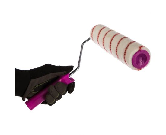 Валик в сборе KRAFOR (полиамид, D48/250 мм, ворс 9 мм, бюгель 8 мм) 012-0250 53608 – изображение 2