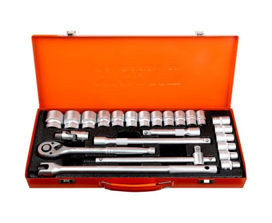 Автомобильный набор инструмента Gigant 1/2" 24 предмета GAS 24 – изображение 2