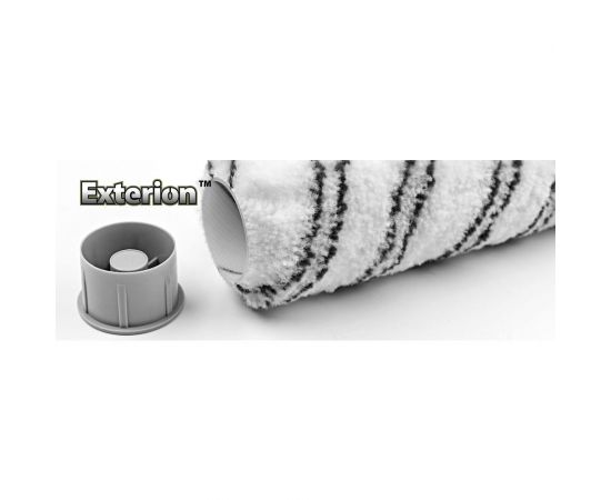 Малярный валик Rollingdog Exterion большой, 450 мм, премиум полиамид, ворс 18 мм, диаметр 38 мм, 2 пластиковые заглушки в комплекте 00400 – изображение 2