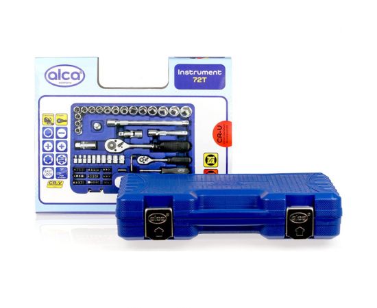 Набор инструментов Alca 72 ед. Cr-V Blue 414100 – изображение 2
