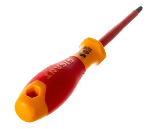 Диэлектрическая отвертка Gigant PH2x100 мм GDS PH2100 – изображение 2
