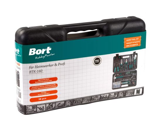Набор ручного инструмента BORT BTK-160 91279040 – изображение 2